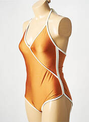 Maillot de bain 1 pièce orange ALBERTINE pour femme seconde vue