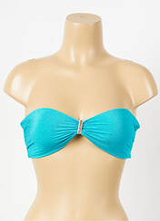 Haut de maillot de bain bleu LA NOUVELLE pour femme seconde vue