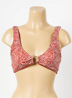 Haut de maillot de bain orange LA NOUVELLE femme