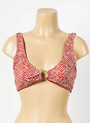 Haut de maillot de bain orange LA NOUVELLE pour femme seconde vue