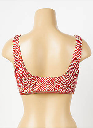 Haut de maillot de bain orange LA NOUVELLE femme