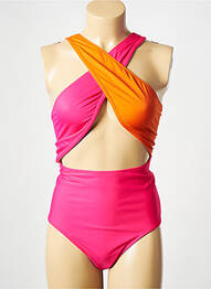 Maillot de bain 1 pièce rose LUZ COLLECTIONS femme