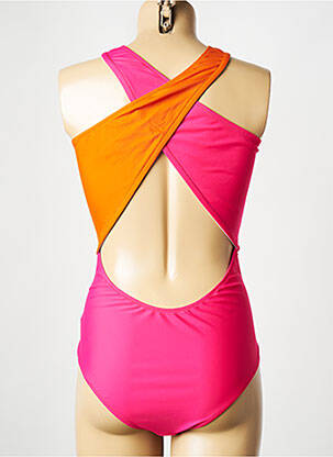 Maillot de bain 1 pièce rose LUZ COLLECTIONS femme
