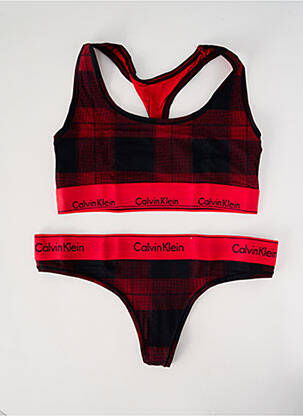 Lingerie rouge CALVIN KLEIN femme