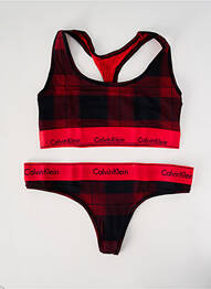 Lingerie rouge CALVIN KLEIN femme