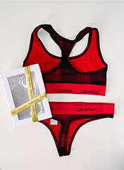 Lingerie rouge CALVIN KLEIN pour femme seconde vue