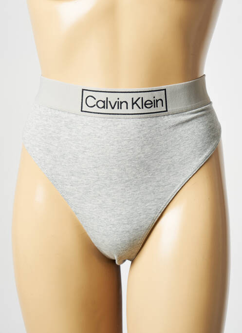 Culotte haute gris CALVIN KLEIN pour femme