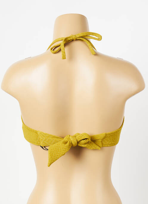 Haut de maillot de bain jaune JOLIES MOMES pour femme