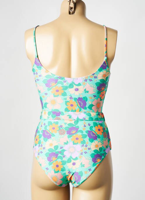Maillot de bain 1 pièce vert ALBERTINE pour femme