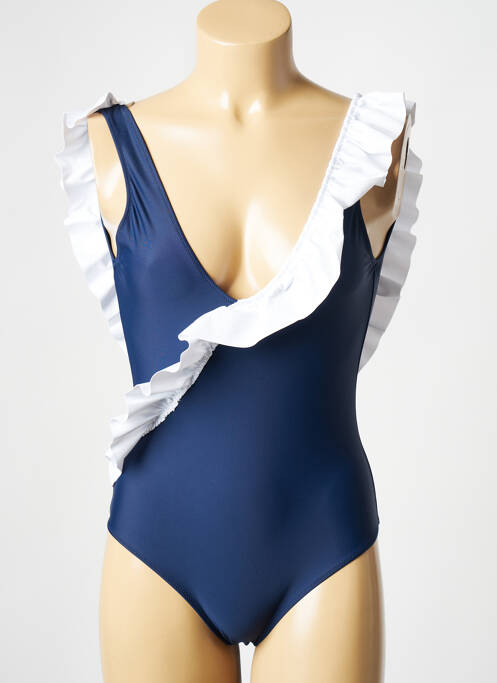 Maillot de bain 1 pièce bleu LUZ COLLECTIONS pour femme