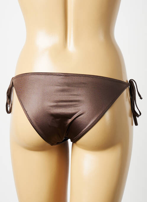 Bas de maillot de bain marron MOMONI femme