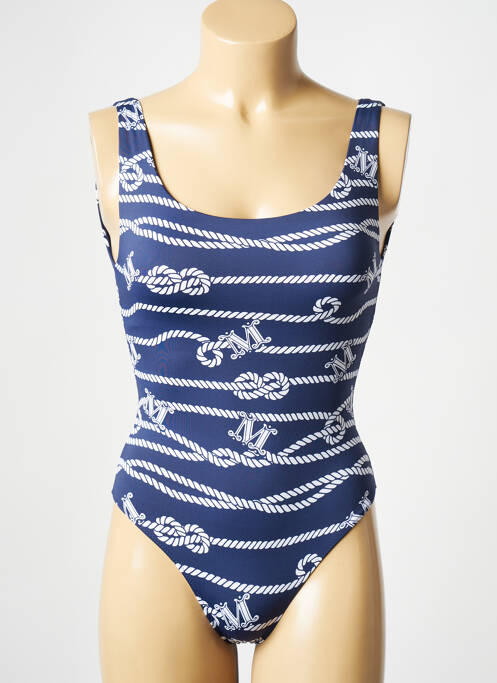 Maillot de bain 1 pièce bleu MAX MARA pour femme