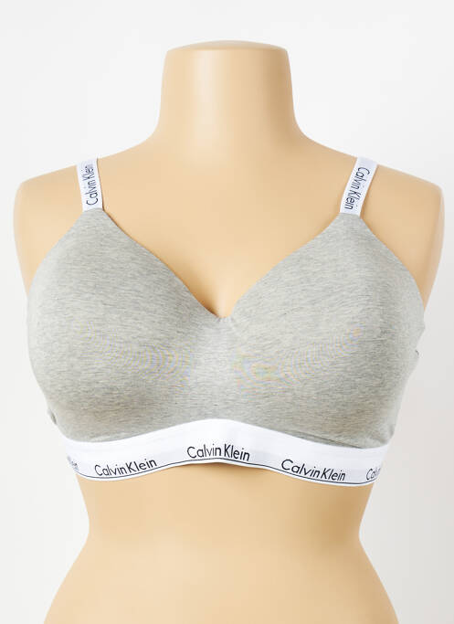 Soutien-gorge gris CALVIN KLEIN pour femme
