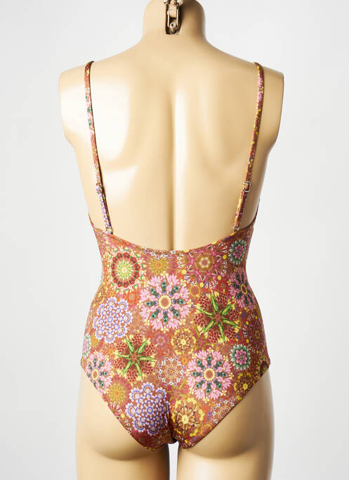Maillot de bain 1 pièce marron MOMONI pour femme