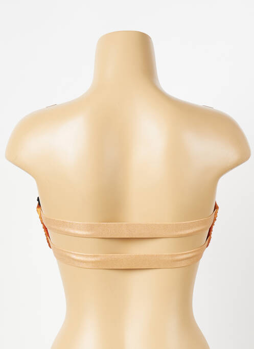 Haut de maillot de bain orange ALBERTINE pour femme