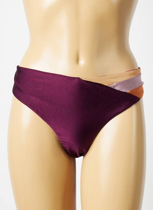 Bas de maillot de bain violet ALBERTINE pour femme