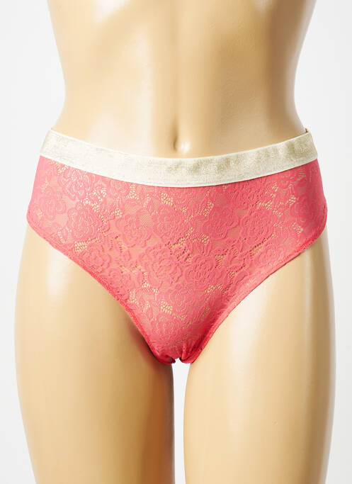 Tanga rose LA NOUVELLE pour femme