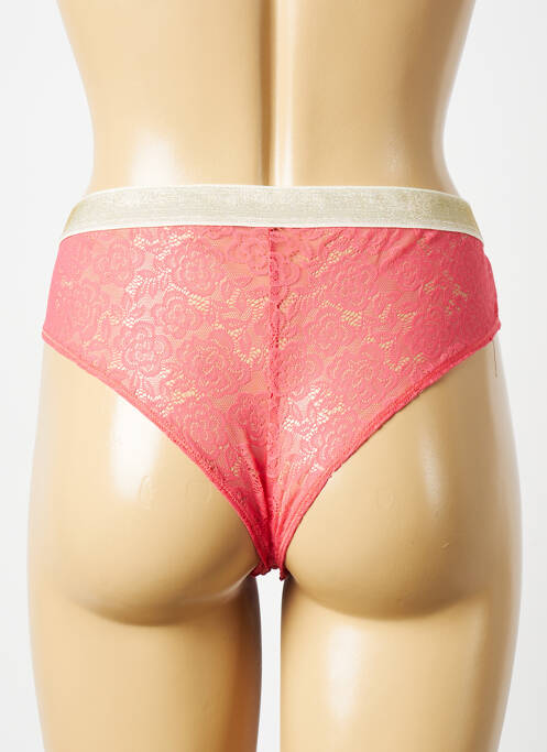Tanga rose LA NOUVELLE pour femme