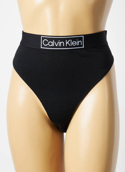 Culotte haute noir CALVIN KLEIN pour femme