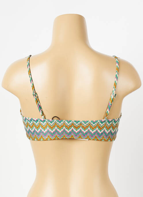 Haut de maillot de bain vert ALBERTINE femme