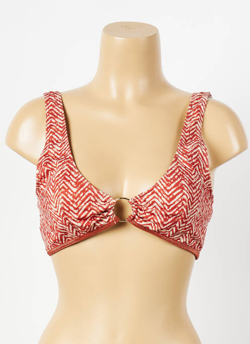 Haut de maillot de bain orange LA NOUVELLE pour femme