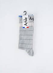 Chaussettes gris ACHILE pour unisexe seconde vue