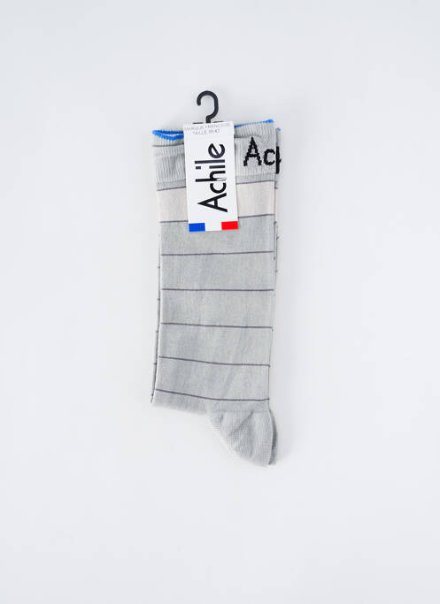 Chaussettes gris ACHILE pour unisexe