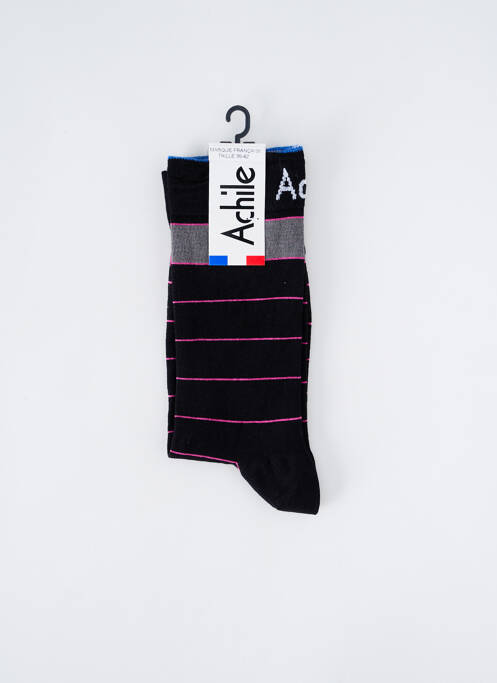 Chaussettes noir ACHILE pour unisexe