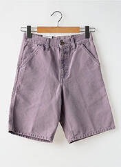 Short violet CARHARTT pour homme seconde vue