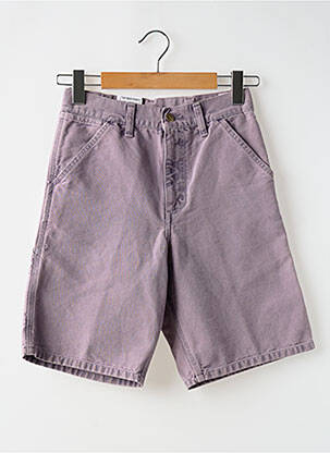 Short violet CARHARTT pour homme