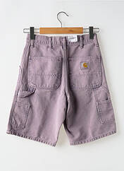 Short violet CARHARTT pour homme seconde vue
