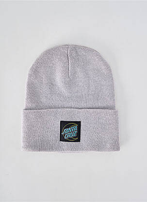 Bonnet gris SANTA CRUZ homme