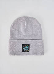 Bonnet gris SANTA CRUZ pour homme seconde vue