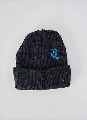 Bonnet gris SANTA CRUZ pour homme