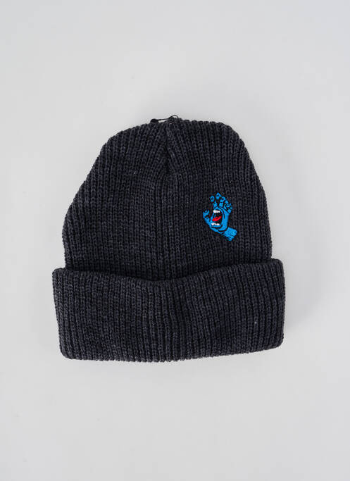 Bonnet gris SANTA CRUZ pour homme