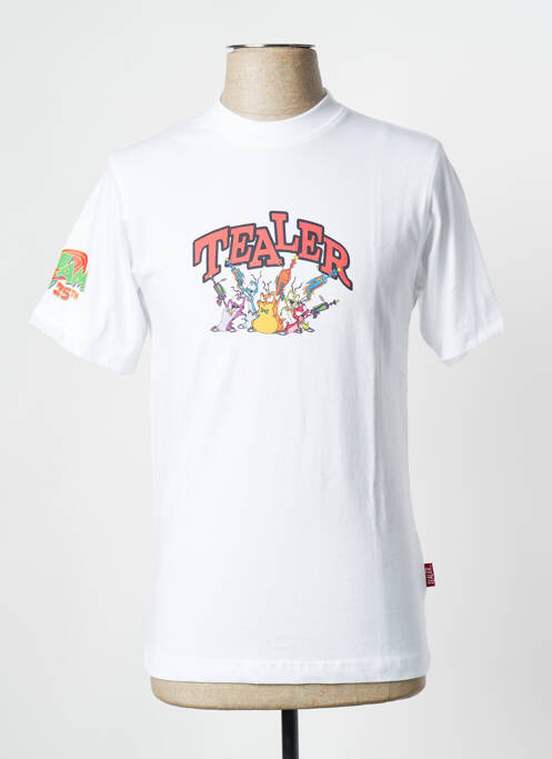 T-shirt blanc TEALER pour homme
