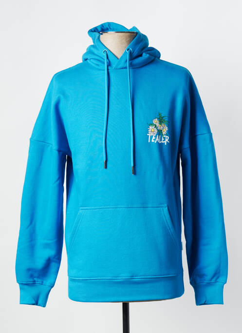Sweat-shirt bleu TEALER pour homme