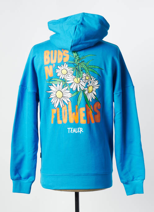 Sweat-shirt bleu TEALER pour homme