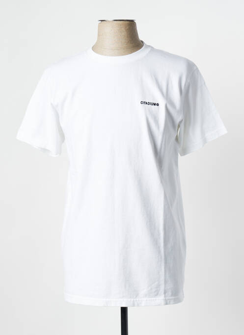T-shirt blanc CITADIUM pour homme