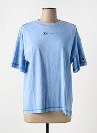 T-shirt bleu CHAMPION femme