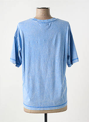 T-shirt bleu CHAMPION femme