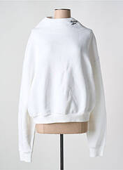 Sweat-shirt blanc REEBOK pour femme seconde vue