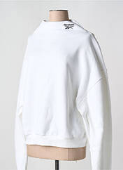 Sweat-shirt blanc REEBOK pour femme seconde vue