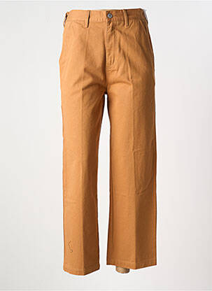 Pantalon droit marron OBEY pour femme