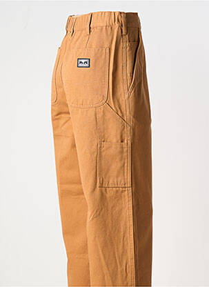 Pantalon droit marron OBEY femme