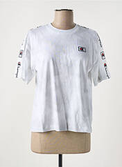 T-shirt blanc CHAMPION pour femme seconde vue