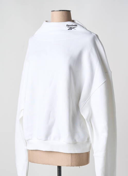 Sweat-shirt blanc REEBOK pour femme