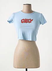T-shirt bleu OBEY pour femme seconde vue