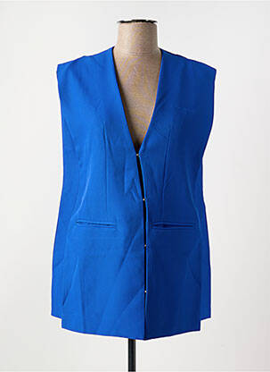Gilet sans manche bleu MELODY EHSANI femme