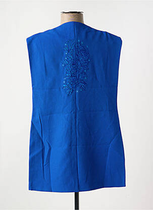 Gilet sans manche bleu MELODY EHSANI femme